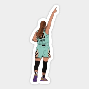 Sabrina Ionescu NY Liberty Basketball Sticker